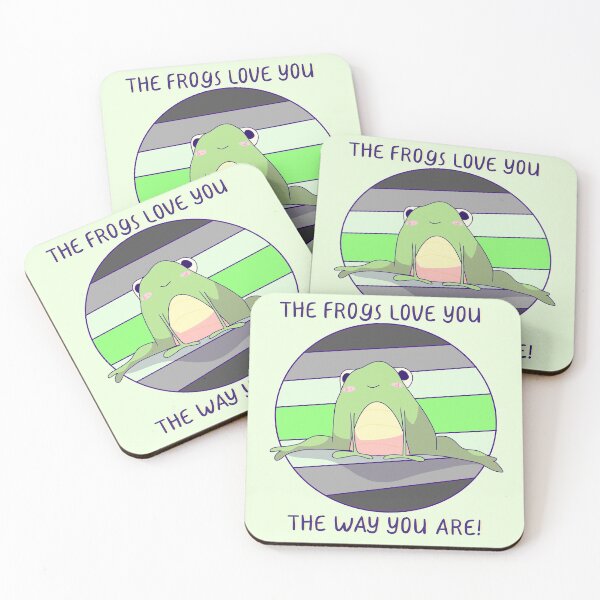 Item preview, The Frogs Love You The Way You Are! Agender Pride  designed and sold by ForTheFrogWar.