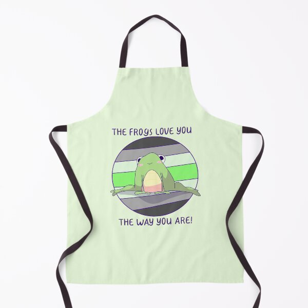 Item preview, The Frogs Love You The Way You Are! Agender Pride designed and sold by ForTheFrogWar.