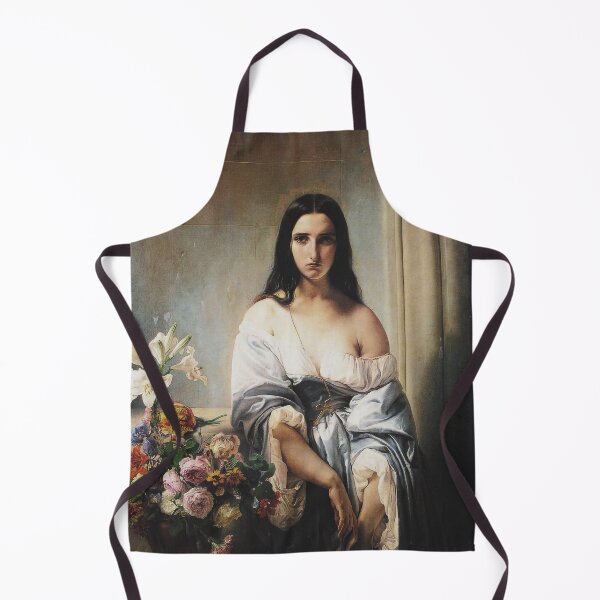 Item preview, A Melancholy Thought by  Francesco Hayez designed and sold by IndieArtDream.