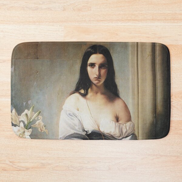 Item preview, A Melancholy Thought by  Francesco Hayez designed and sold by IndieArtDream.