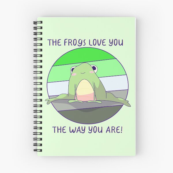 Item preview, The Frogs Love You The Way You Are! Aro Pride  designed and sold by ForTheFrogWar.