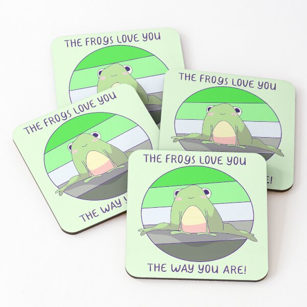 Item preview, The Frogs Love You The Way You Are! Aro Pride  designed and sold by ForTheFrogWar.