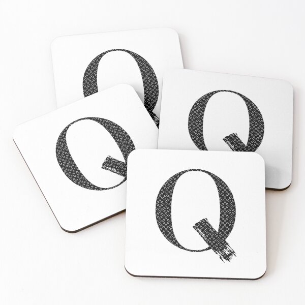 Item preview, Letter Q - Black & White #1 designed and sold by Kettukas.