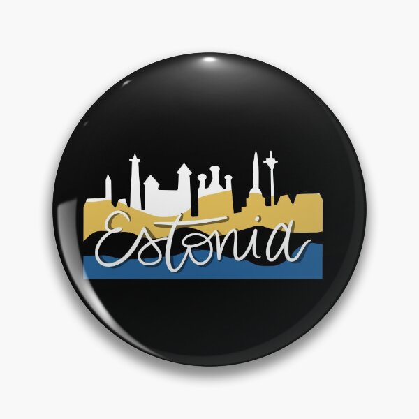 Artikelvorschau, Estland Ostsee Land Skyline Grafik entworfen und verkauft von Cedarrue.