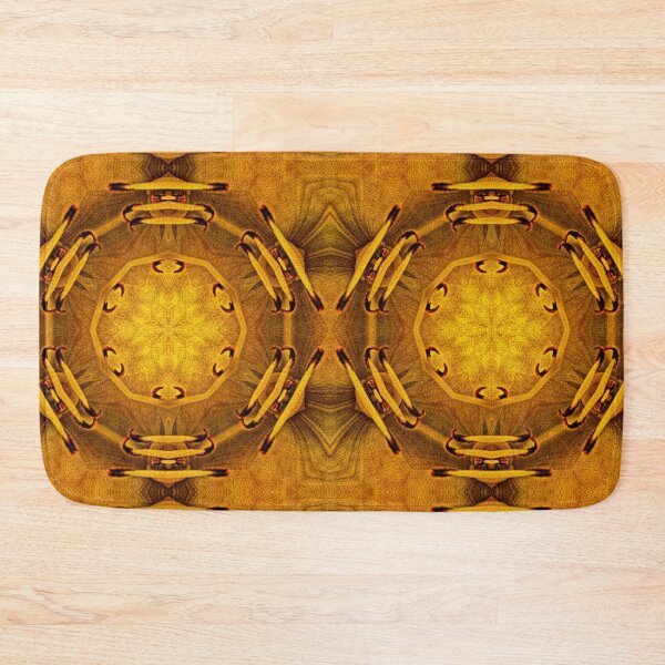 Item preview, floral fantasy design in shades of GOLD designed and sold by mister-john.