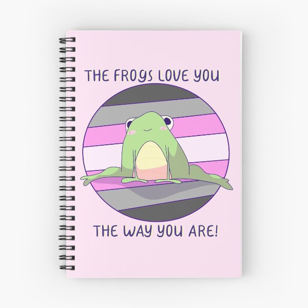 Item preview, The Frogs Love You The Way You Are! Demigirl Pride  designed and sold by ForTheFrogWar.