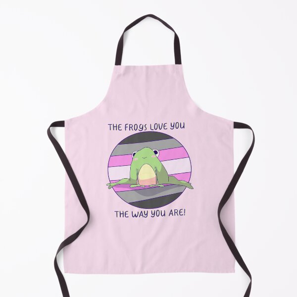 Item preview, The Frogs Love You The Way You Are! Demigirl Pride designed and sold by ForTheFrogWar.