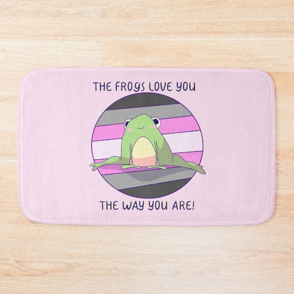 Item preview, The Frogs Love You The Way You Are! Demigirl Pride  designed and sold by ForTheFrogWar.