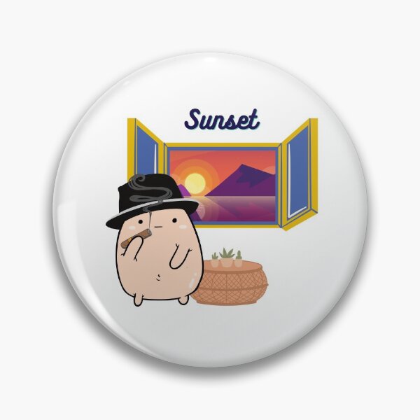 Item preview, Little thumb guy enjoying sunset designed and sold by Yellowsprint.