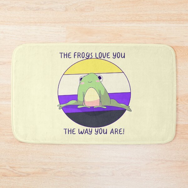 Item preview, The Frogs Love You The Way You Are! Nonbinary Pride  designed and sold by ForTheFrogWar.