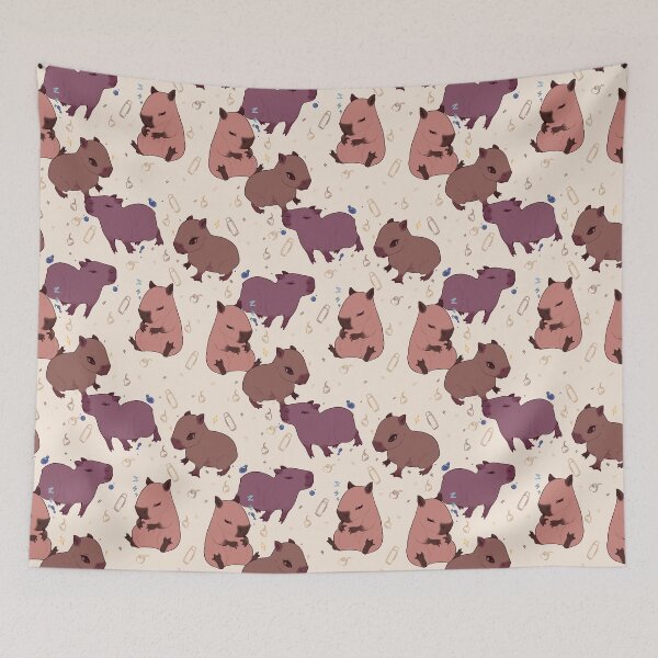 Item preview, capybaras Lovely capybaras designed and sold by Kookyan.