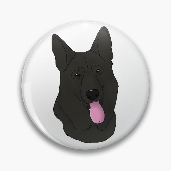 Item preview, German Shepherd Dog - Black designed and sold by Cynthiaetal.