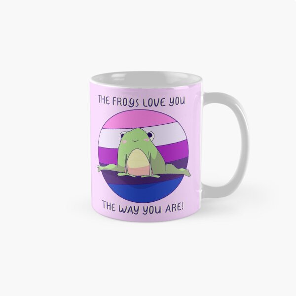 Item preview, The Frogs Love You The Way You Are! Genderfluid Pride  designed and sold by ForTheFrogWar.