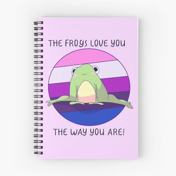 Item preview, The Frogs Love You The Way You Are! Genderfluid Pride  designed and sold by ForTheFrogWar.