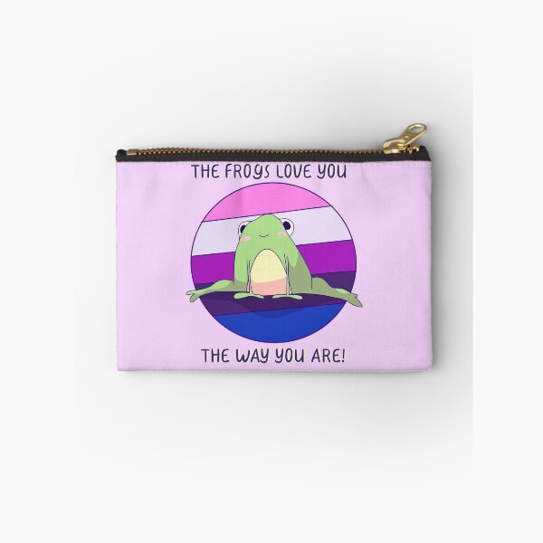 Item preview, The Frogs Love You The Way You Are! Genderfluid Pride  designed and sold by ForTheFrogWar.