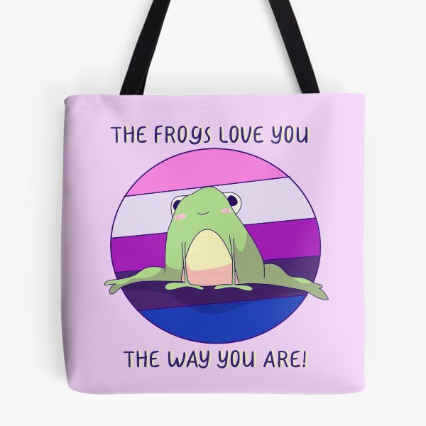 Item preview, The Frogs Love You The Way You Are! Genderfluid Pride  designed and sold by ForTheFrogWar.