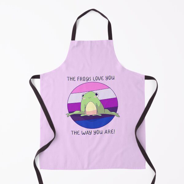 Item preview, The Frogs Love You The Way You Are! Genderfluid Pride designed and sold by ForTheFrogWar.
