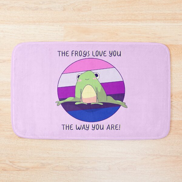 Item preview, The Frogs Love You The Way You Are! Genderfluid Pride  designed and sold by ForTheFrogWar.