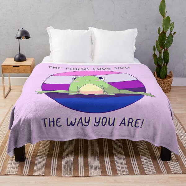 Item preview, The Frogs Love You The Way You Are! Genderfluid Pride  designed and sold by ForTheFrogWar.