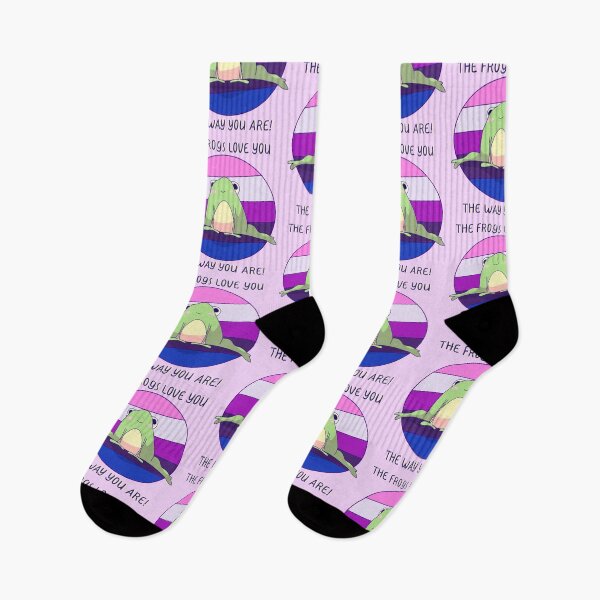 Item preview, The Frogs Love You The Way You Are! Genderfluid Pride  designed and sold by ForTheFrogWar.