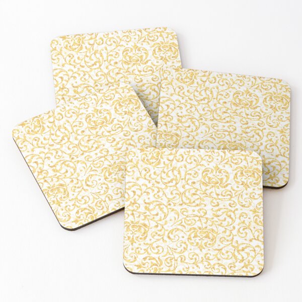 Item preview, Gold and White Vintage Tudor Rose designed and sold by AntiqueImages.
