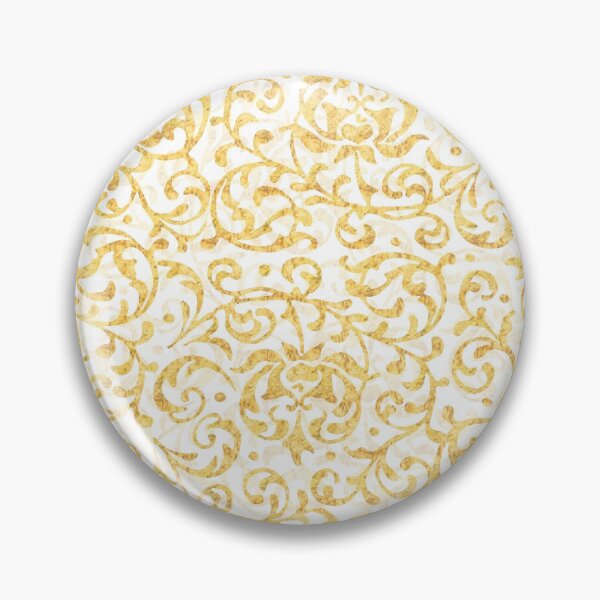 Item preview, Gold and White Vintage Tudor Rose designed and sold by AntiqueImages.