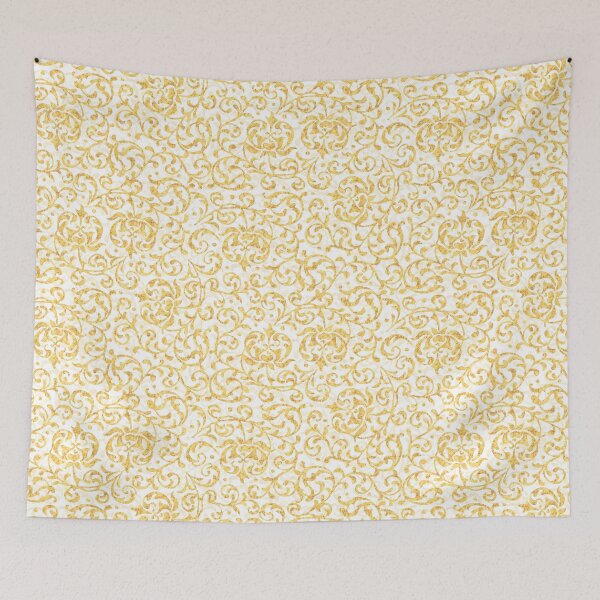 Item preview, Gold and White Vintage Tudor Rose designed and sold by AntiqueImages.