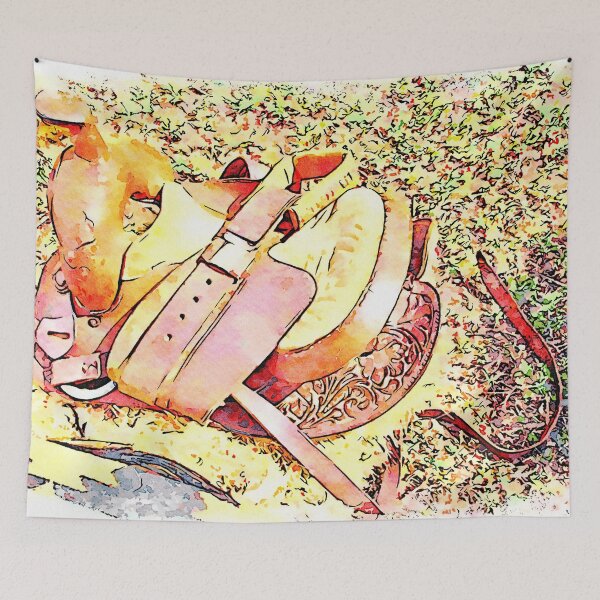 Item preview, Donkey saddle on the meadow designed and sold by Giuseppe Cocco.