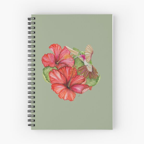 Aperçu de l'œuvre Hibiscus et colibri créée et vendue par ColorSplendor.