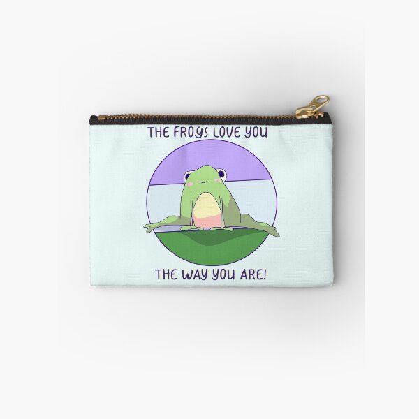 Item preview, The Frogs Love You The Way You Are! Genderqueer Pride  designed and sold by ForTheFrogWar.