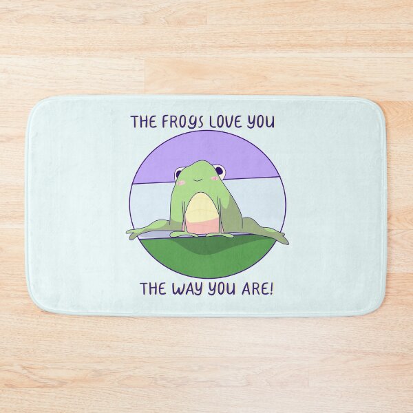 Item preview, The Frogs Love You The Way You Are! Genderqueer Pride  designed and sold by ForTheFrogWar.
