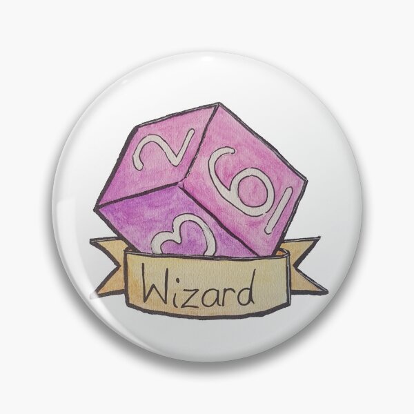 Item preview, D&D Wizard Hit Dice designed and sold by DrawnByLee.
