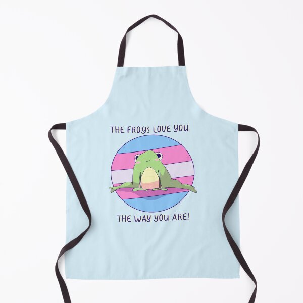 Item preview, The Frogs Love You The Way You Are! Trans Pride designed and sold by ForTheFrogWar.