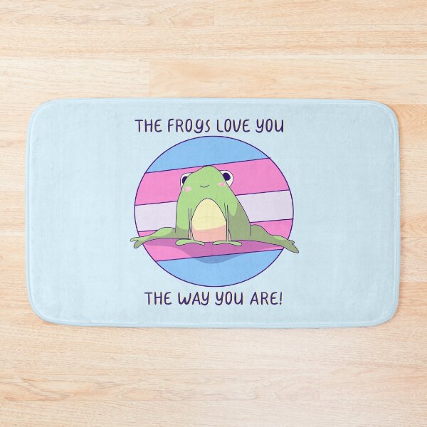 Item preview, The Frogs Love You The Way You Are! Trans Pride  designed and sold by ForTheFrogWar.