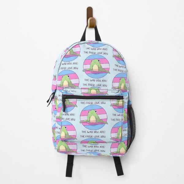 Item preview, The Frogs Love You The Way You Are! Trans Pride designed and sold by ForTheFrogWar.