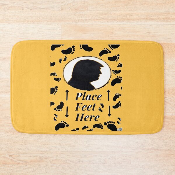 Item preview, Please Wipe Your Feet Trump Bathmat  designed and sold by Flirt-Teez.