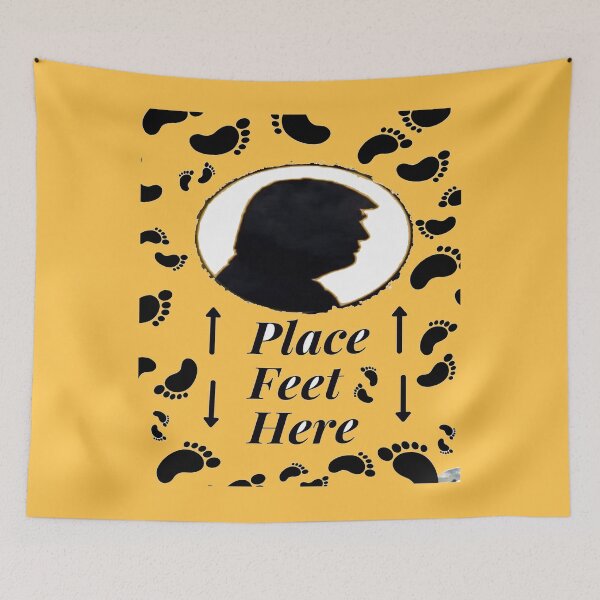 Item preview, Please Wipe Your Feet Trump Bathmat  designed and sold by Flirt-Teez.
