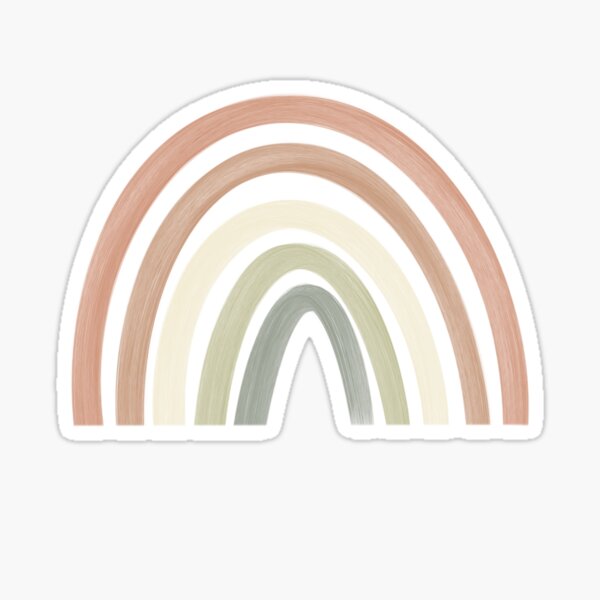 Aesthetic Rainbow Sticker