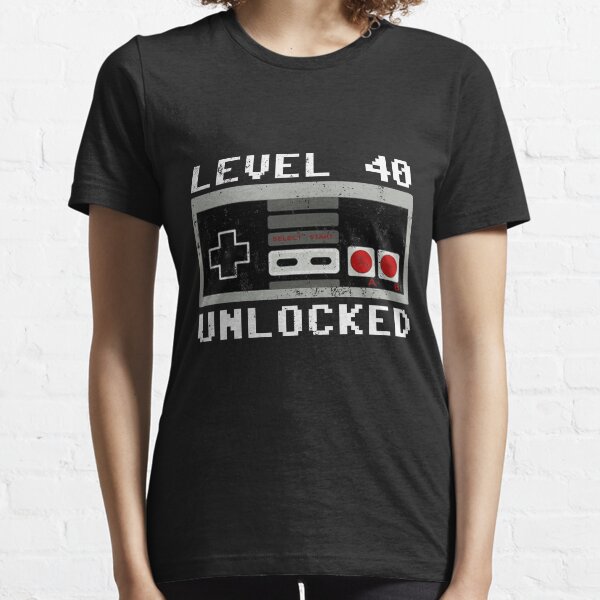 Level 40 unlocked -Vintage 1981 - 40th Birthday Gift For Men T-shirt Essential T-Shirt
