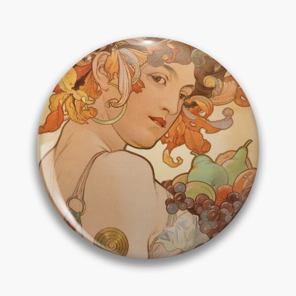 Item preview, Fruit by Alphonse Mucha  designed and sold by IndieArtDream.