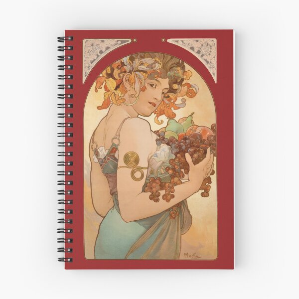 Item preview, Fruit by Alphonse Mucha  designed and sold by IndieArtDream.