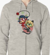 Marienkäfer und Chat Noir! Kapuzenjacke