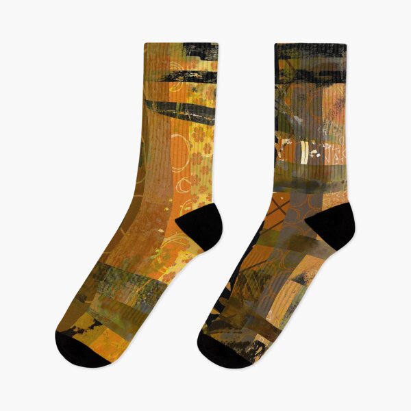 Item preview, Warm Mixed Media Collage Art designed and sold by NancyMerkle.