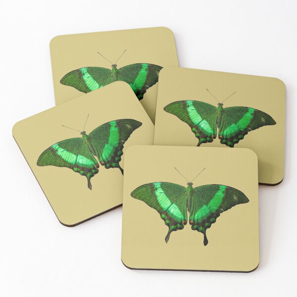Item preview, Green Butterfly (Yellow BG) designed and sold by FilipeFerreira.