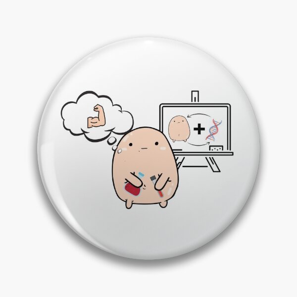 Item preview, Little thumb guy in a genetics lab  designed and sold by Yellowsprint.