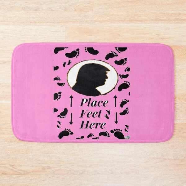 Item preview, clean your feet Trump Bathmat  designed and sold by Flirt-Teez.