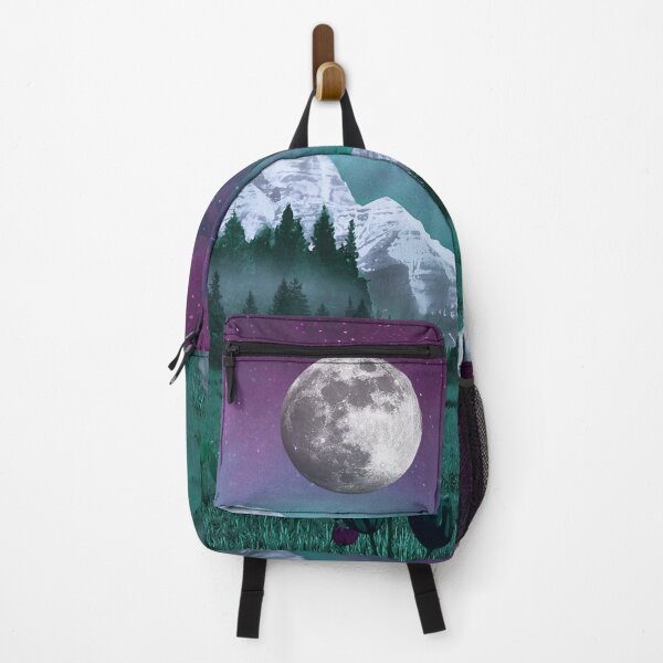 Item preview, Rabbits Romantic night with a full moon purple green designed and sold by Susanne Margarete Lutz.