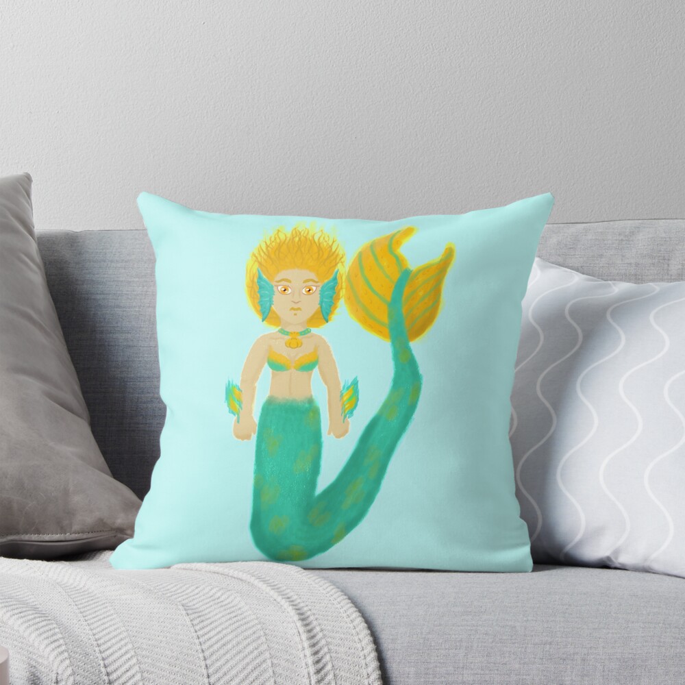 Item preview, Throw Pillow designed and sold by pifflechan.