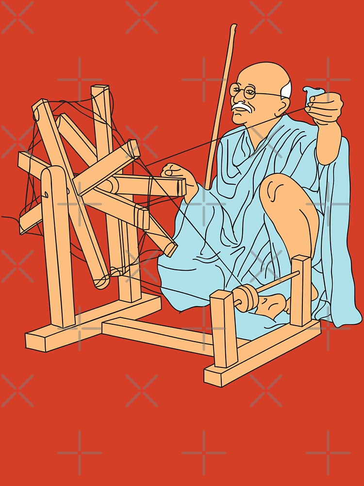 Spinning for Swaraj – B is for Bapu