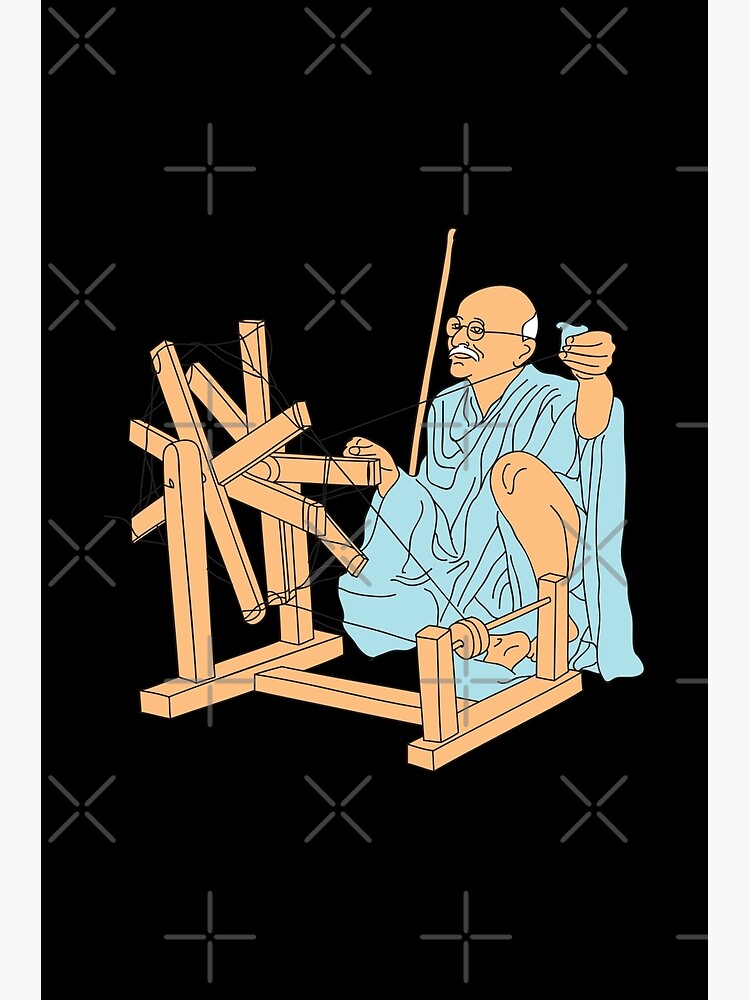 Fantastic Caricature Sketch Of Mahatma Gandhi Ji | DesiPainters.com